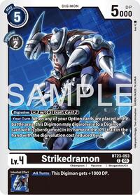 Strikedramon (BT23-053 C) [Hackers' Slumber]