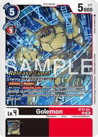 Golemon (BT23-051 U) [Hackers' Slumber Release Event Cards]
