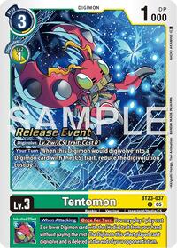 Tentomon (BT23-037 U) [Hackers' Slumber Release Event Cards]