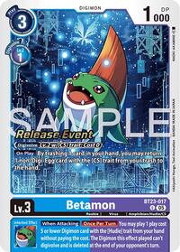 Betamon (BT23-017 U) [Hackers' Slumber Release Event Cards]