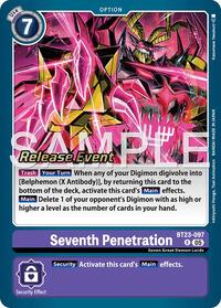 Seventh Penetration (BT23-097 R) [Hackers' Slumber Release Event Cards]