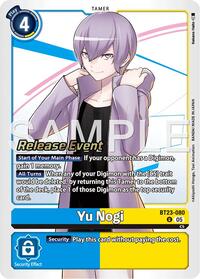 Yu Nogi (BT23-080 U) [Hackers' Slumber Release Event Cards]