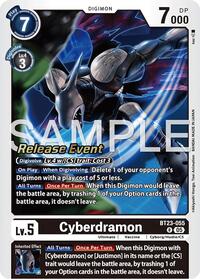 Cyberdramon (BT23-055 R) [Hackers' Slumber Release Event Cards]