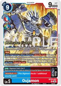 Oujamon (BT23-022 R) [Hackers' Slumber Release Event Cards]
