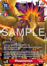 Phoenixmon (BT23-015 U) [Hackers' Slumber Release Event Cards]