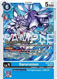 Garurumon (BT23-018 U) [Hackers' Slumber Release Event Cards]