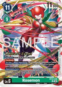 Rosemon (BT23-046 U) [Hackers' Slumber Release Event Cards]