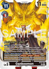 Gankoomon (BT23-057 R) [Hackers' Slumber Release Event Cards]