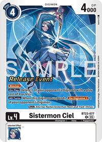 Sistermon Ciel (BT23-077 R) [Hackers' Slumber Release Event Cards]