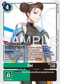 Fei (BT23-083 R) [Hackers' Slumber Release Event Cards]