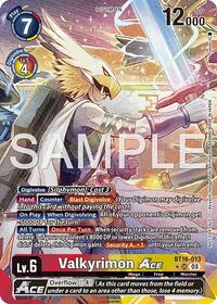 Valkyrimon ACE (Winner) (BT16-013 SR) [Hackers' Slumber Release Event Cards]