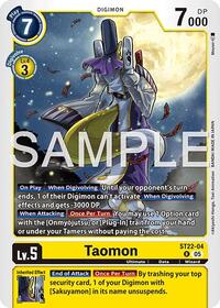 Taomon (ST22-04 R) [Starter Deck 22: Amethyst Mandala Advanced Deck Set]