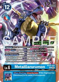 MetalGarurumon (Evolution Cup 2025 Vol. 3 Participant) (BT22-026 R) [Cyber Eden]