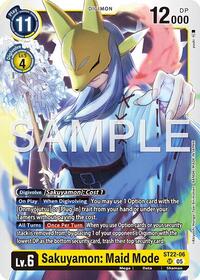Sakuyamon: Maid Mode (ST22-06 SR) [Starter Deck 22: Amethyst Mandala Advanced Deck Set]
