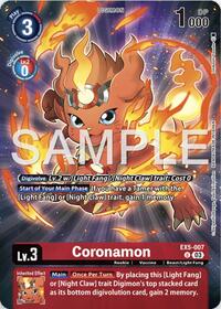 Coronamon (Digimon Story: Time Stranger Collector's Edition) (EX5-007 U) [Animal Colosseum]