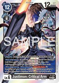 Justimon: Critical Arm (Event Pack 8) (P-179 P) [Digimon Promotion Cards]
