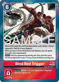 Bind Red Trigger (Event Pack 8) (P-180 P) [Digimon Promotion Cards]