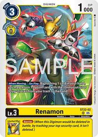 Renamon (ST22-02) (ST22-02 SR) [Starter Deck 22: Amethyst Mandala Advanced Deck Set]