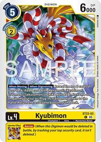 Kyubimon (ST22-03) (ST22-03 C) [Starter Deck 22: Amethyst Mandala Advanced Deck Set]