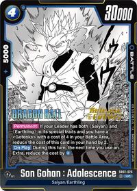 Son Gohan : Adolescence (SB02-026) [Manga Booster 02 Release Event Cards]