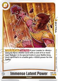 Immense Latent Power (FB08-096) [Saiyan's Pride]
