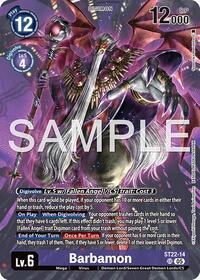 Barbamon (ST22-14 SR) [Starter Deck 22: Amethyst Mandala Advanced Deck Set]
