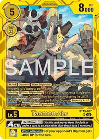 Taomon ACE (Alternate Art) (BT19-037 SR) [Starter Deck 22: Amethyst Mandala Advanced Deck Set]