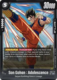 Son Gohan : Adolescence - FB08-107 (FB08-107) [Saiyan's Pride]