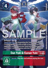 Dan Yuki & Kanan Yuki (Alternate Art) (BT24-085) [Time Stranger]