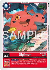 Gigimon (BT24-001 C) [Time Stranger]