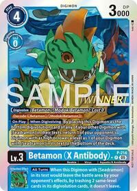 Betamon (X Antibody) (Official Store Tournament 2026 Vol. 1 Winner) (P - 214 P) [Digimon Promotion Cards]