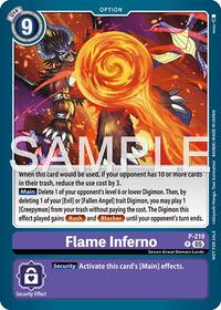 Flame Inferno (Official Store Tournament 2026 Vol. 1) (P-219 P) [Digimon Promotion Cards]