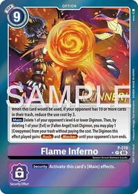 Flame Inferno (Official Store Tournament 2026 Vol. 1 Winner) (P-219 P) [Digimon Promotion Cards]