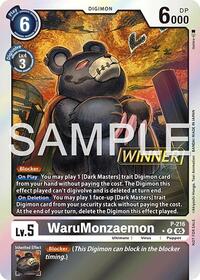WaruMonzaemon (Official Store Tournament 2026 Vol. 1 Winner) (P-216 P) [Digimon Promotion Cards]