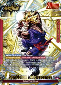 Son Gohan : Adolescence - FB08-001 (Alternate Art) (FB08-001) [Saiyan's Pride]
