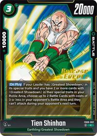 Tien Shinhan (FB08-062) [Saiyan's Pride Release Event Cards]