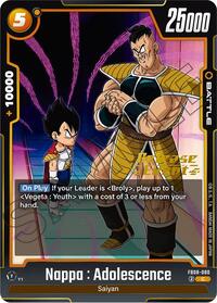Nappa : Adolescence (FB08-080) [Saiyan's Pride Release Event Cards]