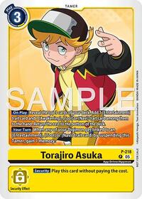 Torajiro Asuka (Official Store Tournament 2026 Vol. 1) (P-218 P) [Digimon Promotion Cards]