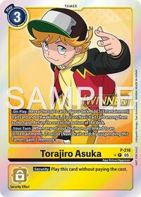 Torajiro Asuka (Official Store Tournament 2026 Vol. 1 Winner) (P-218 P) [Digimon Promotion Cards]