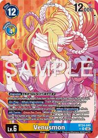 Venusmon (Alternate Art) (BT24-040 SR) [Time Stranger]