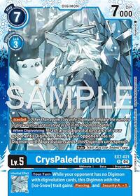 CrysPaledramon (Regulation Battle Vol. 4 Winner) (EX7-021 R) [Digimon LIBERATOR]