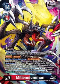 Millenniummon (Time Stranger Box Topper) (P-220 P) [Digimon Promotion Cards]