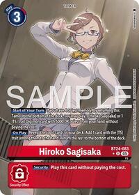 Hiroko Sagisaka (Alternate Art) (BT24-083 R) [Time Stranger]