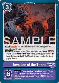 Invasion of the Titans (BT24-098 U) [Time Stranger]