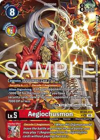 Aegiochusmon (Alternate Art) (BT24-014 R) [Time Stranger]