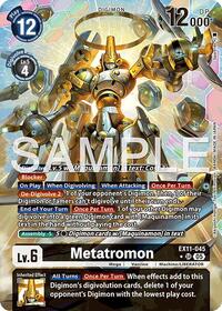 Metatromon (Alternate Art) (EX11-045 SR) [Dawn of Liberator]