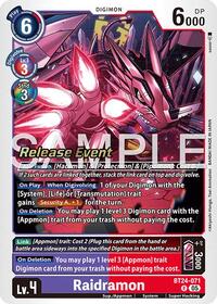 Raidramon (BT24-071 R) [Time Stranger]