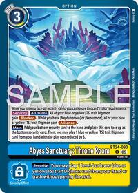 Abyss Sanctuary: Throne Room (BT24-090 C) [Time Stranger]