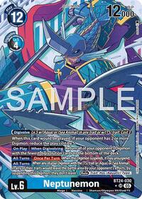 Neptunemon (Alternate Art) (BT24-030 SR) [Time Stranger]