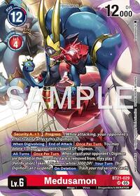 Medusamon (2026 Dash Pack Campaign) (Alternate Art - Japanese) (BT21-029 SR) [World Convergence]